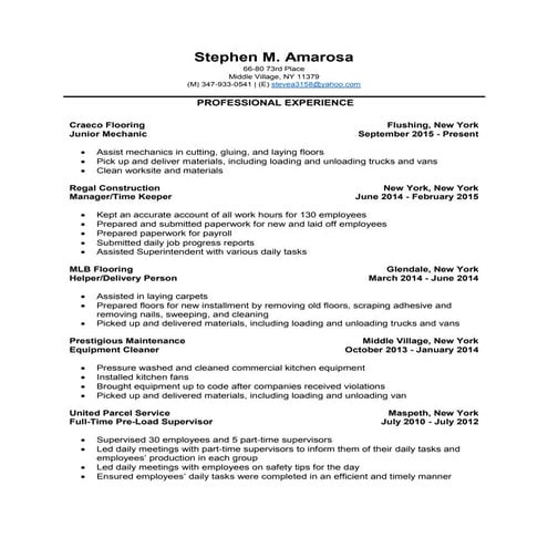 David Stone Resume 1-1 | DOCX