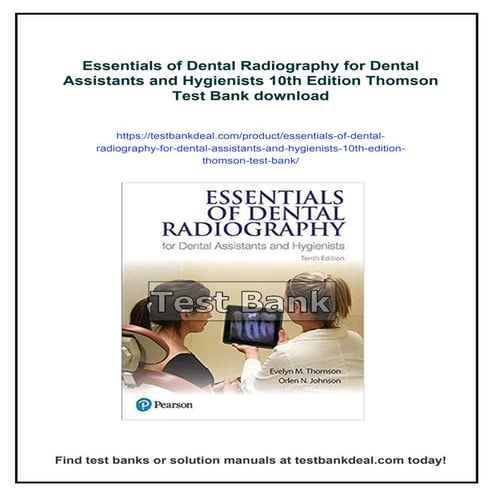 Essentials of Dental Radiography for Dental Assistants and Hygienists ...
