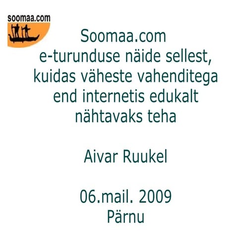 E-turunduse seminar Pärnus