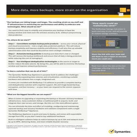 More data, more backups, more strain on the organisation (UK)