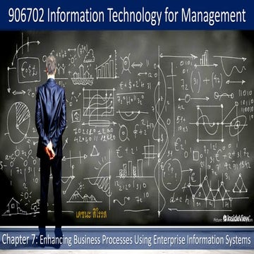 906702 Enhancing Business Processes Using Enterprise Information Systems