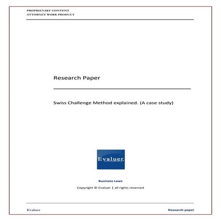 Swiss Chalange Method