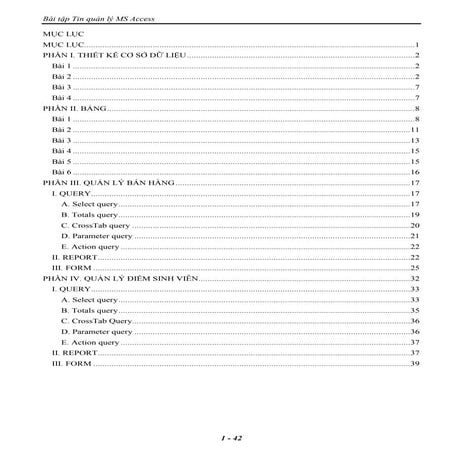 Bai tap va loi giai sql | PDF