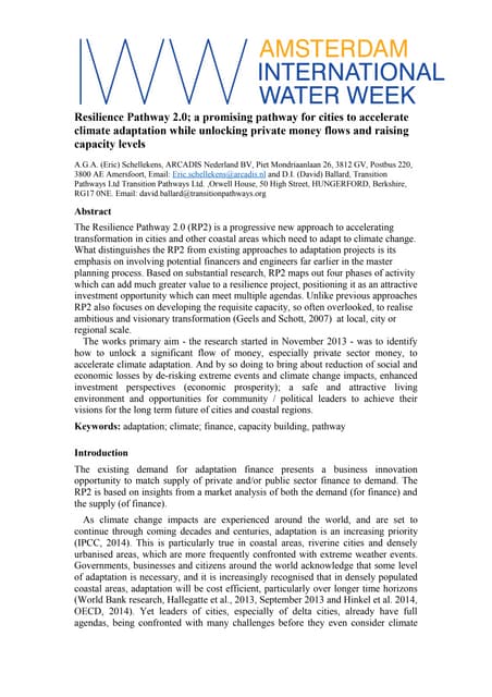 Full-paper Resilience Pathway 2 AIWW 2015 final