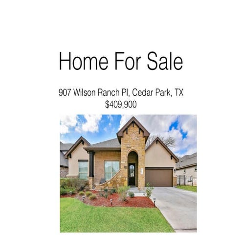 907 wilson ranch pl cedar park tx
