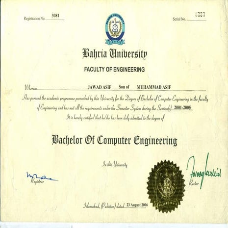 Attested Bachelor Degree | PDF