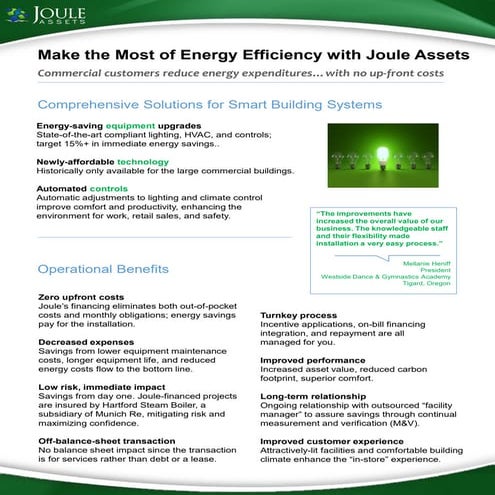Joule Financing handout - Facilities r5