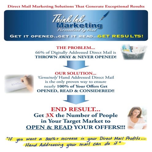 2016 Direct Mail Open Rate Case Study