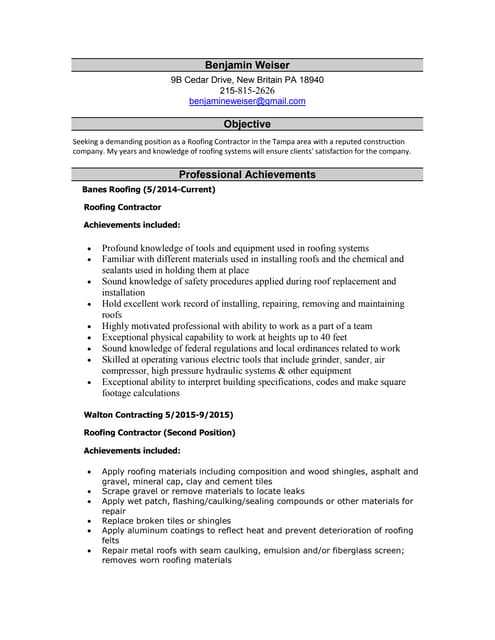 Benjamin Weiser Resume