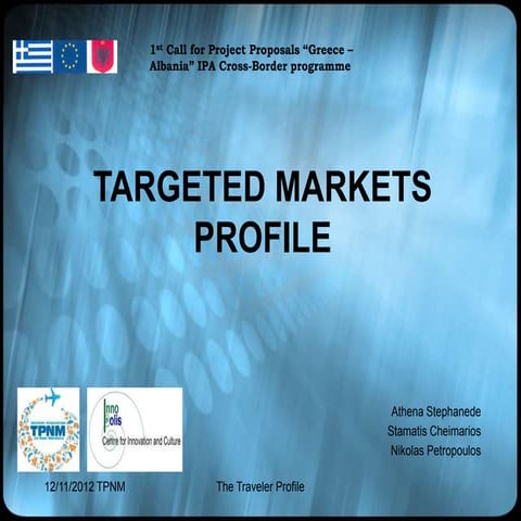 InnoPolis - Targeted Market Profiles