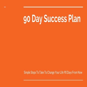 90 days to success | PDF