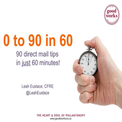 90 Direct Marketing Tips in 60 Minutes