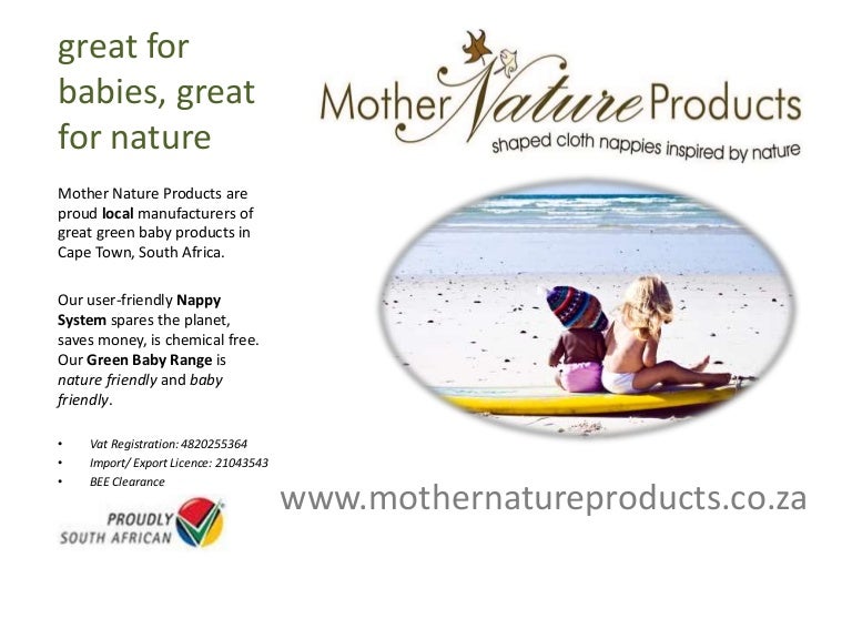 mother nature nappies