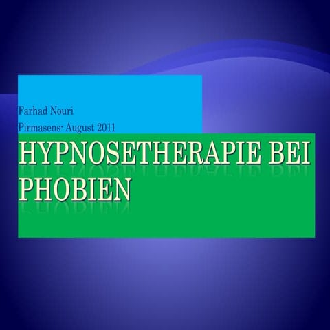 Hypnosetherapie bei Phobien
