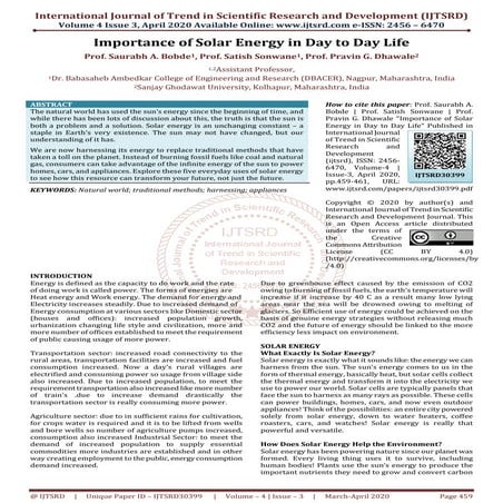 Solar energy 12455456533332 final year project | PDF