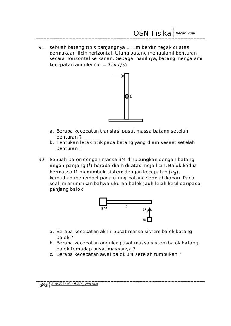 91100 osn fisika (soal)