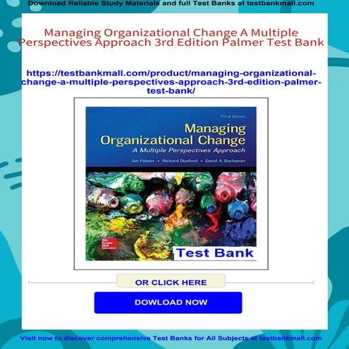 MANAGING ORGANIZATIONAL CHANGE A MULTIPLE PERSPECTIVES APPROACH 4TH EDITION PDF visual data 6
