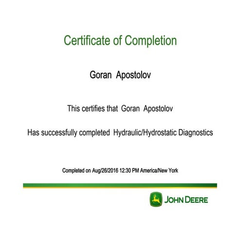 Hydraulic Hydrostatic Diagnostics Pdf