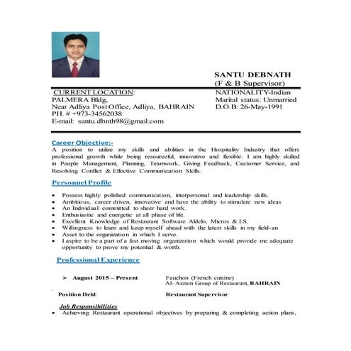 Santu CV. | DOCX