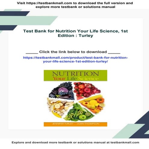 Components of Food Test | DOCX