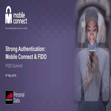 FIDO & GSMA Mobile Connect