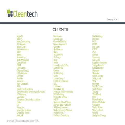 Client List