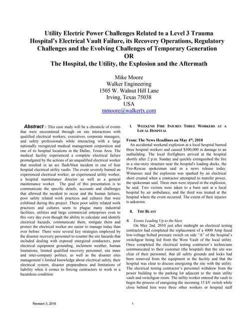 Electrical Disaster Recovery Rev 3