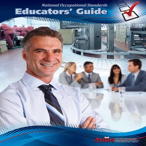 National occupational food standard training guide