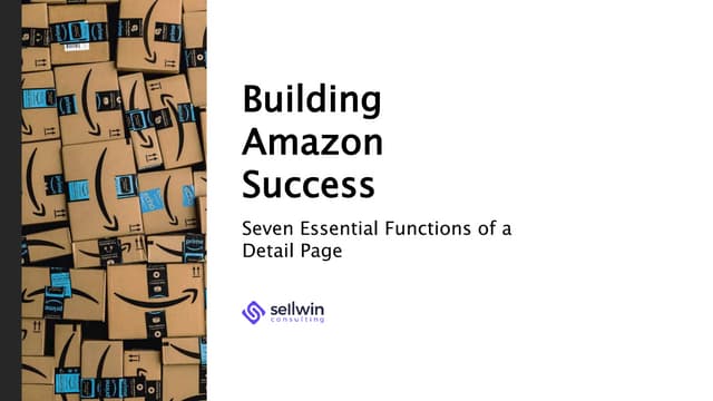 Amazon Strategies January 2019 | Sellwin