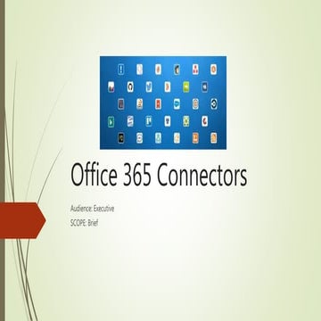 Office 365 Connectorsv1