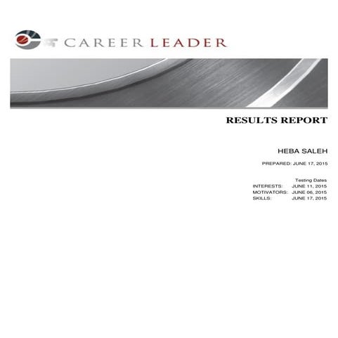 CareerLeaderReport