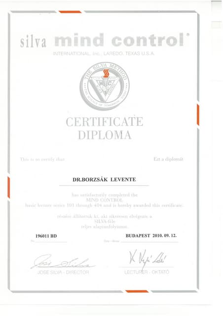 Certificate - MTA - Köztestület | PDF
