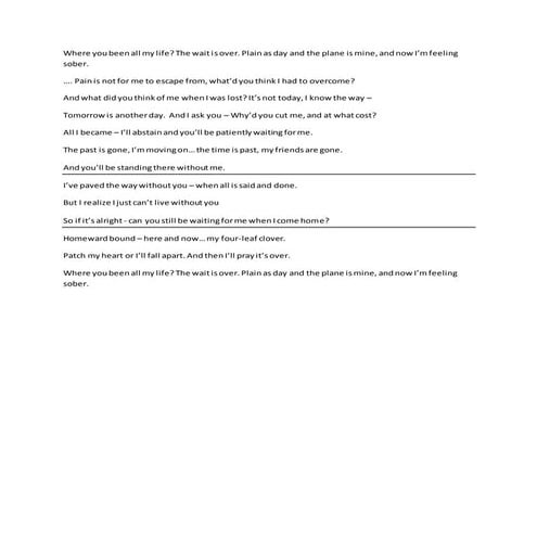 Where you been all my life