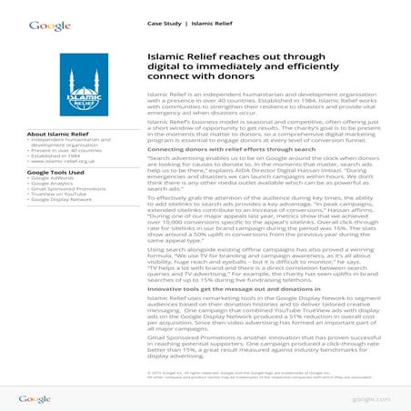 Islamic Relief case study 2015