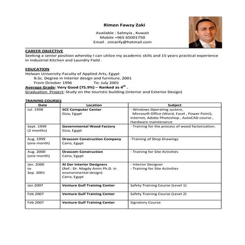 Rimon C.V | PDF