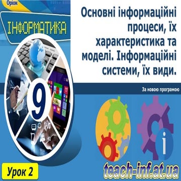 9 клас урок 2