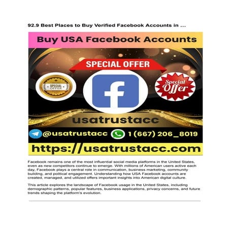 92.9 Best Places to Buy Verified Facebook Accounts in ....pdf