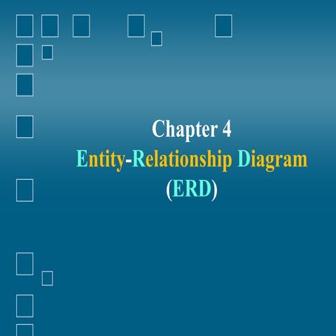 Entity relationship Models from Chapter 4 | PPT