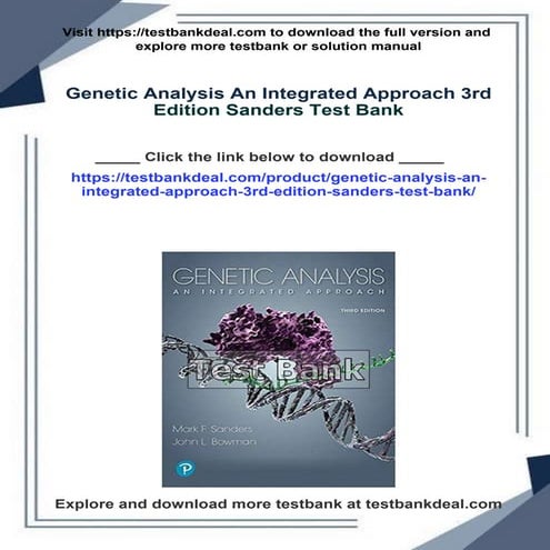 Genetics visual data 6