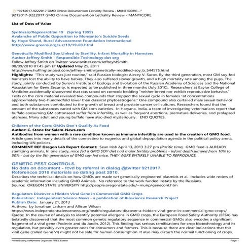 9212017 9222017 gmo online documention lethality review MANTICORE