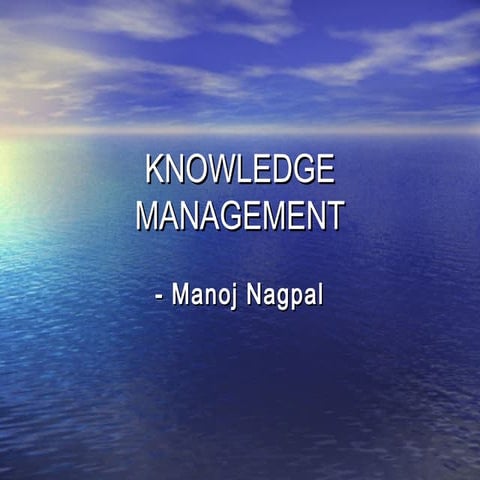 knowledge Management@TNS HYD