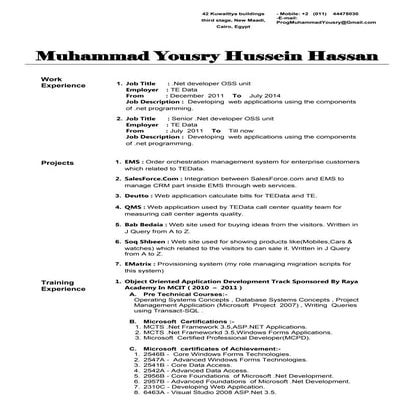 Muhammad Yousry Hussein Hassan