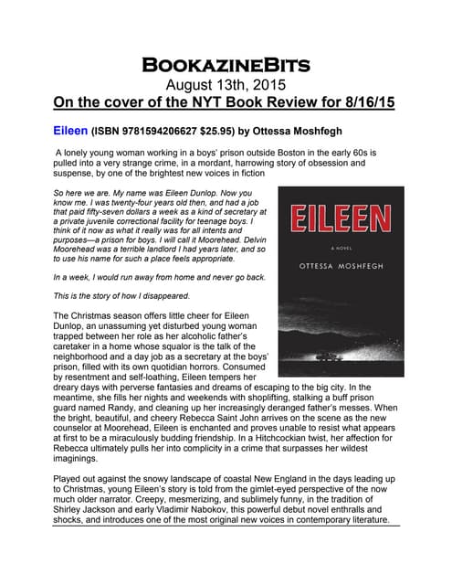 BookazineBits Thursday August 13 2015