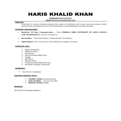 HARIS KHALID KHAN