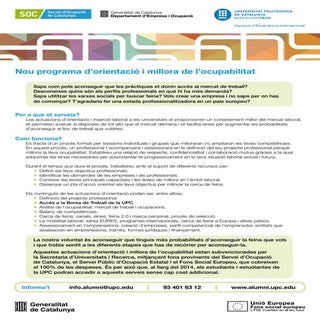 Programa d'orientació i millora de ...