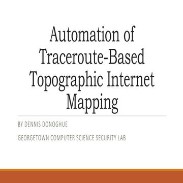 Network Topology Symposium