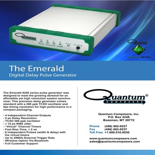 The Emerald Datasheet