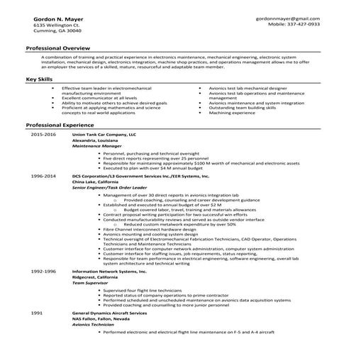Mayer 2 Resume Jan 2017_HM