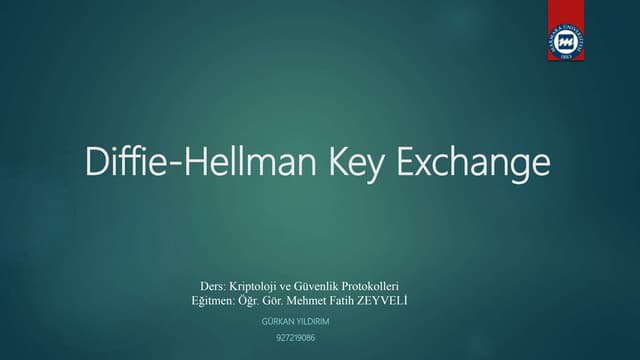 Diffie-Hellman Key Exchange