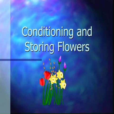 Cold Chain Management in Flowers | PPTX